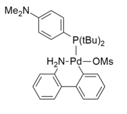 Methanesulfonato{[4-(N,N-dimethylamino)phenyl]di-t-butylphosphino}(2’-amino-1,1’-biphenyl-2-yl)palladium(II)