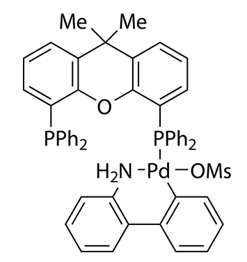 Methanesulfonato[9,9-dimethyl-4,5-bis(diphenylphosphino)xanthene][2’-amino-1,1’-biphenyl]palladium(II) 