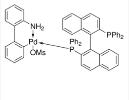 Methanesulfonato(2,2’-Bis(diphenylphosphino)-1,1’-binaphthyl )(2’-amino-1,1’-biphenyl-2-yl)palladium(II)