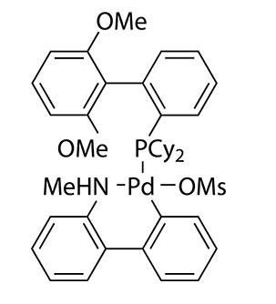 Methanesulfonato(2-Dicyclohexylphosphino-2’,6’-dimethoxybiphenyl)(2’-methylamino-1,1’-biphenyl-2-yl)palladium(II)
