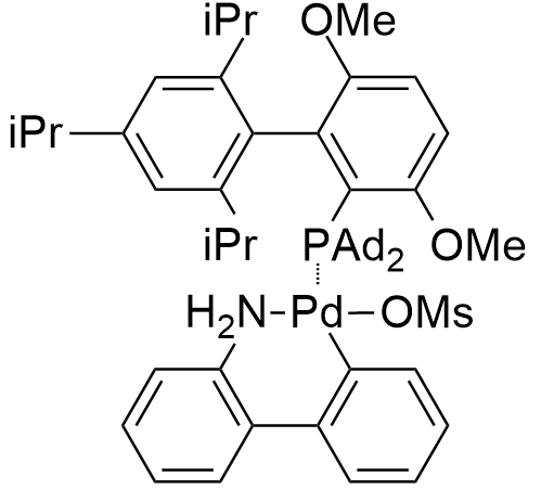 Methanesulfonato[2-(di-1-adamantylphosphino)-3,6-dimethoxy-2’,4’,6’-tri-i-propyl-1,1’-biphenyl](2’-amino-1,1’-biphenyl-2-yl)palladium(II)