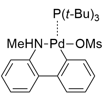 Methanesulfonato(tri-t-butylphosphino)(2’-methylamino-1,1’-biphenyl-2-yl)palladium(II)