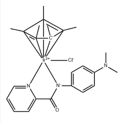 Productname:Chloro[N-[4-(dimethylamino)phenyl]-2-pyridinecarboxamidato(pentamethylcyclopentadienyl)iridium(III)