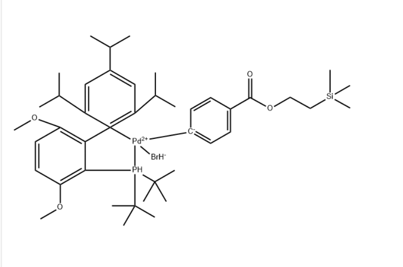 (SP-4-2)-Bromo[[3,6-dimethoxy-2′,4′,6′-tris(1-methylethyl)[1,1′-biphenyl]-2-yl-κC1′]bis(1,1-dimethylethyl)phosphine-κP][4-[[2-(trimethylsilyl)ethoxy]c
