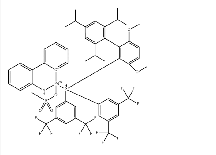 [(2-{Bis[3,5-bis(trifluoromethyl)phenyl]phosphine}-3,6-dimethoxy- 2′,4′,6′- triisopropyl-1,1′-biphenyl )-2-(2′-amino-1,1′-biphenyl)]palladium(II) meth