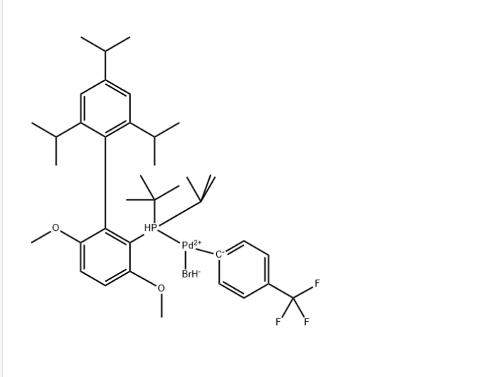 Palladium, bromo[[3,6-dimethoxy-2′,4′,6′-tris(1-methylethyl)[1,1′-biphenyl]-2-yl]bis(1,1-dimethylethyl)phosphine-κP][4-(trifluoromethyl)phenyl]-