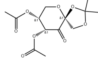 β-D-erythro-2,3-Hexodiulo-2,6-pyranose, 1,2-O-(1-Methylethylidene)-, 4,5-diacetate