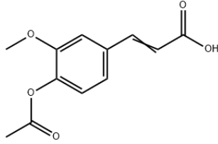 3-(4-Acetoxy-3-methoxyphenyl)-2-propenoic acid