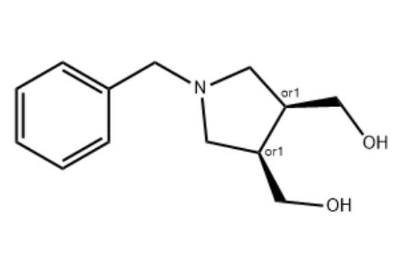 3,4-Pyrrolidinedimethanol, 1-(phenylmethyl)-, (3R,4S)-rel-