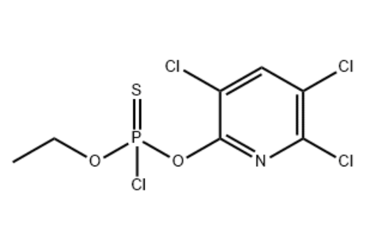 thiophosphorochloridic acid O-ethyl O’-(3,5,6-trichloropyridin-2-yl) ester