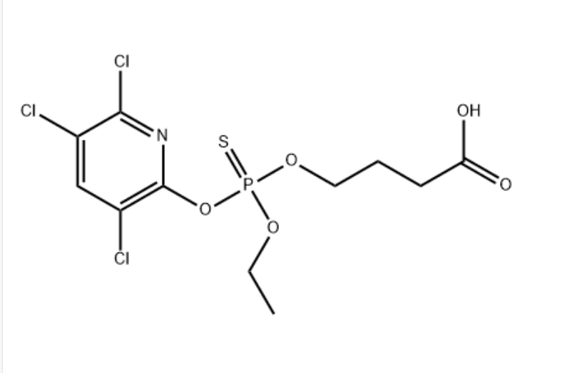 o-Ethyl o-(3,5,6-Trichloro-2-pyridyl) o-(3-Carboxypropyl)Phosphorothioate