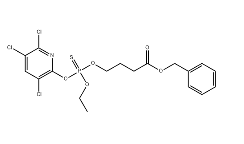 4-[Ethoxy-(3,5,6-trichloro-pyridin-2-yloxy)-thiophosphoryloxy]-butyric acid benzyl ester